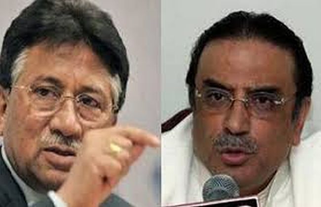 مشرف کا زرداری پر الزام