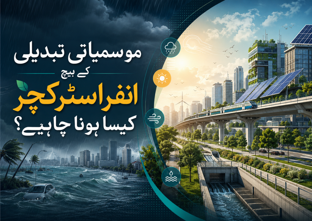 موسمیاتی تبدیلی کے بیچ انفراسٹرکچر کیسا ہونا چاہیے؟