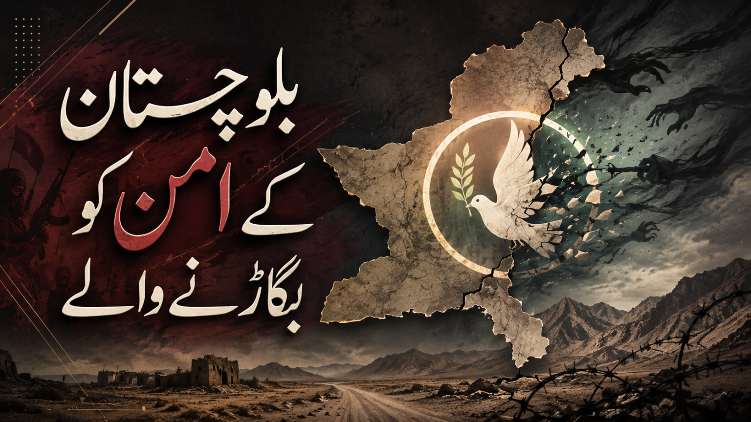 بلو چستان کے امن کو بگاڑنے والے
