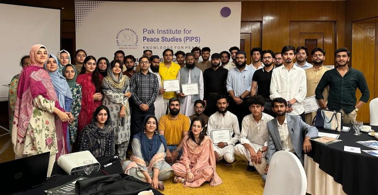 بلڈنگ بریجز ورکشاپ اسلام آباد، پاک انسٹیٹیوٹ فار پیس اسٹڈیز (PIPS)
