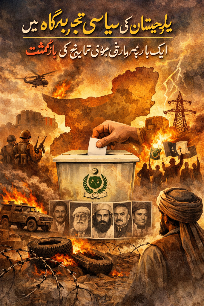 بلوچستان کی سیاسی تجربہ گاہ میں ایک بار پھر دہراتی ہوئی تاریخ کی بازگشت